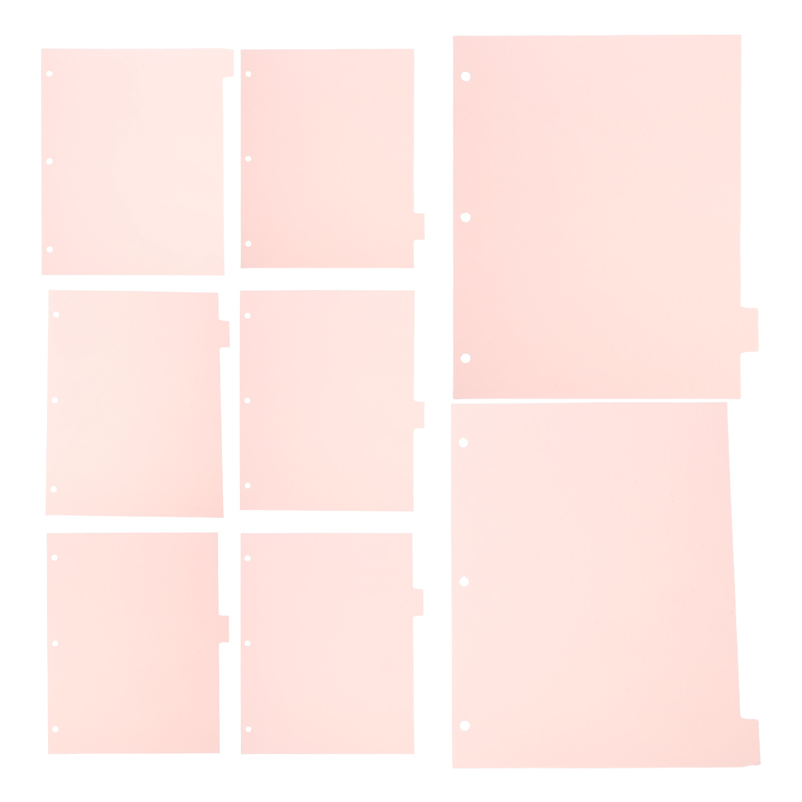 Tab Divider A4 - แผ่นแบ่งเอกสาร 8 แผ่น แข็งแรง ทนทาน พร้อมแถบแบ่งสำหรับแฟ้ม