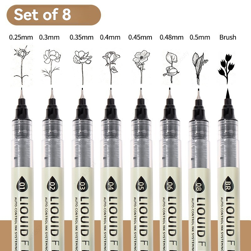 ปากกาสีดำ 12 ด้าม หัวเล็ก สำหร - Correction Pen Fine บทวิจารณ์และราคา