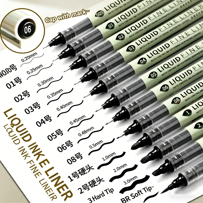 ปากกาสีดำ 12 ด้าม หัวเล็ก สำหร - Correction Pen Fine บทวิจารณ์และราคา