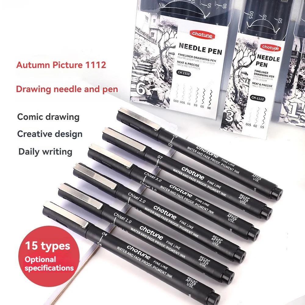 Black Micro ปากกา,15 ขนาด,กันน - Correction Pen Fine บทวิจารณ์และราคา