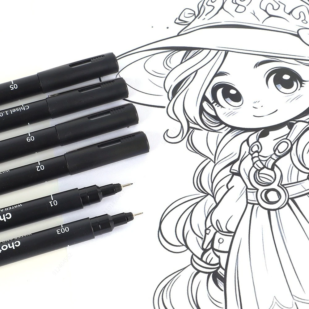 Black Micro ปากกา,15 ขนาด,กันน - Correction Pen Fine บทวิจารณ์และราคา