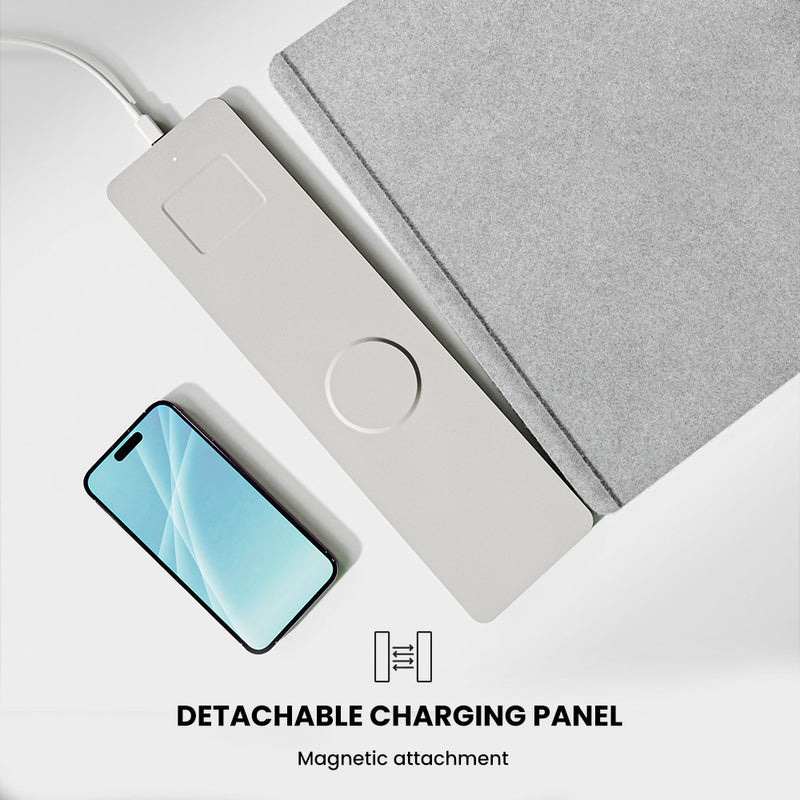 แผ่นรองเมาส์แม่เหล็กไร้สาย 15W - Leather Desk Pad บทวิจารณ์และราคา