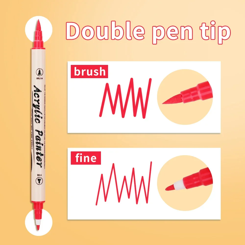 12-36 สีสีอะคริลิคเครื่องหมายป - Correction Pen Fine บทวิจารณ์และราคา